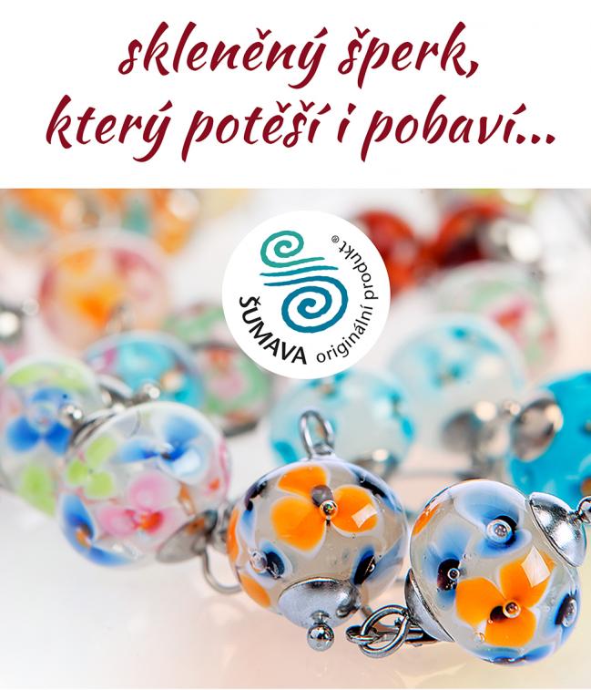 ručně vinuté skleněné korálky